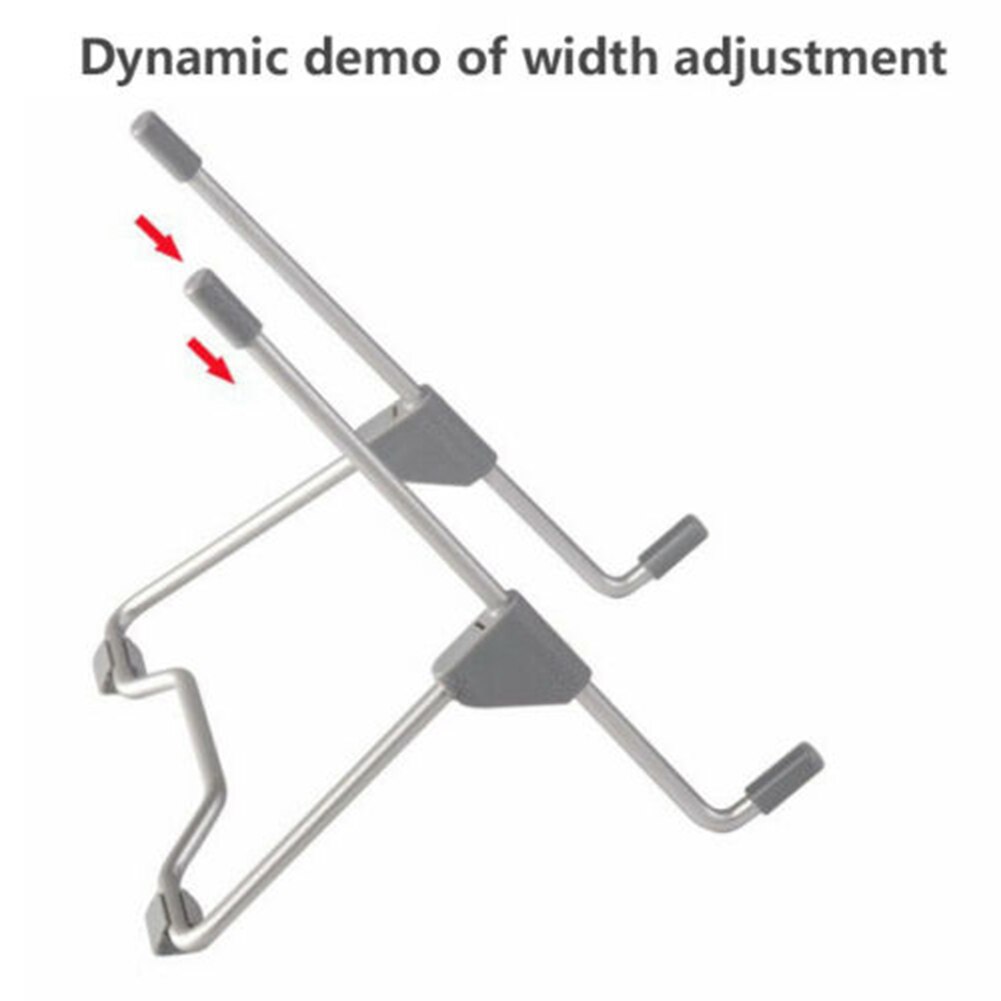 Adjustable Laptop Tablet Stand Folding Portable Desktop Support Metal Holder Heat Dissipation DOM668