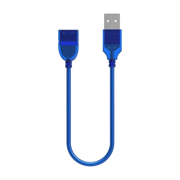 Usb 2.0- kabel usb 2.0- udvidelsesforlænger mand til kvinde cabo usb-datakabler til pc-tastaturprinter kamera musespilcontroller: 30cm