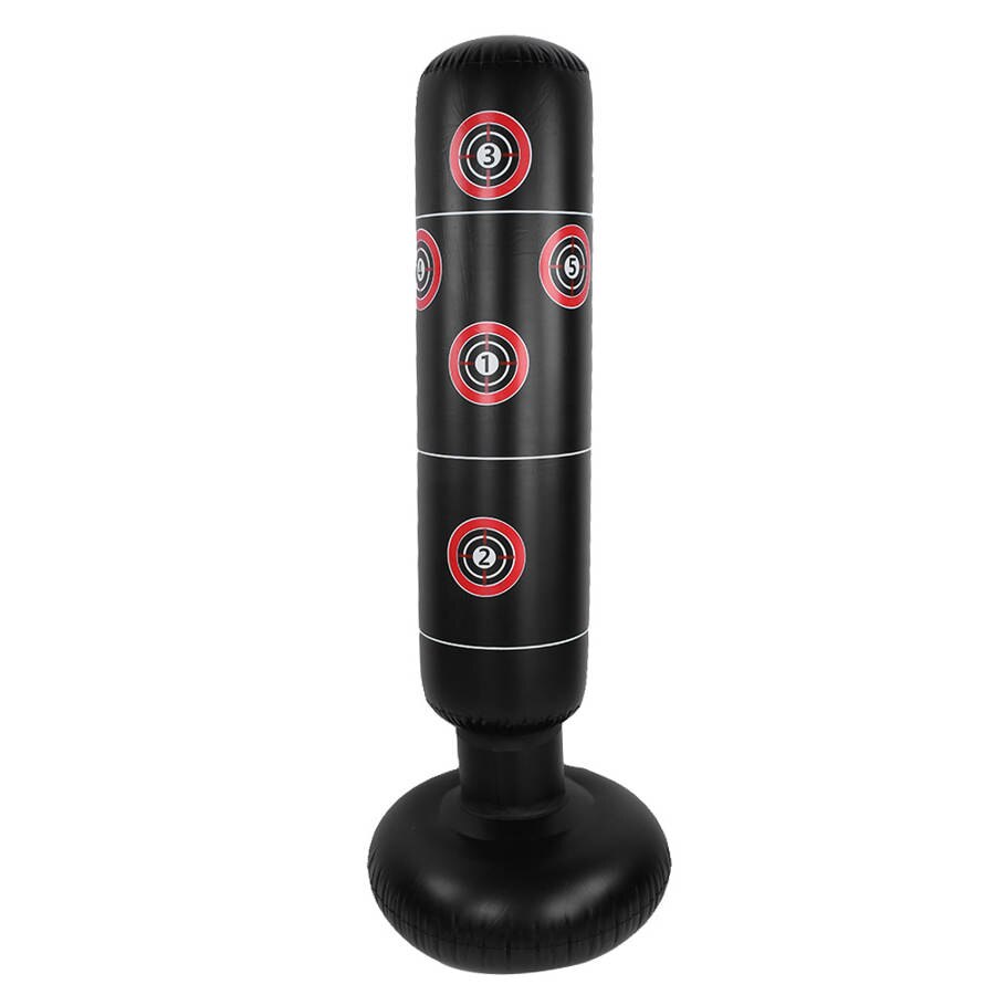 Volwassen Kinderen Fitness Boksen Kolom Opblaasbare Zachte Flexibele Folding Zandzakken