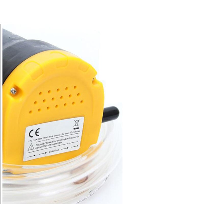 Car Oil Extractor 60W Electric Crude Oil Fluid Pump Extractor Transfer Engine Suction Pump + Tubes for Auto Car Boat Motorcycle