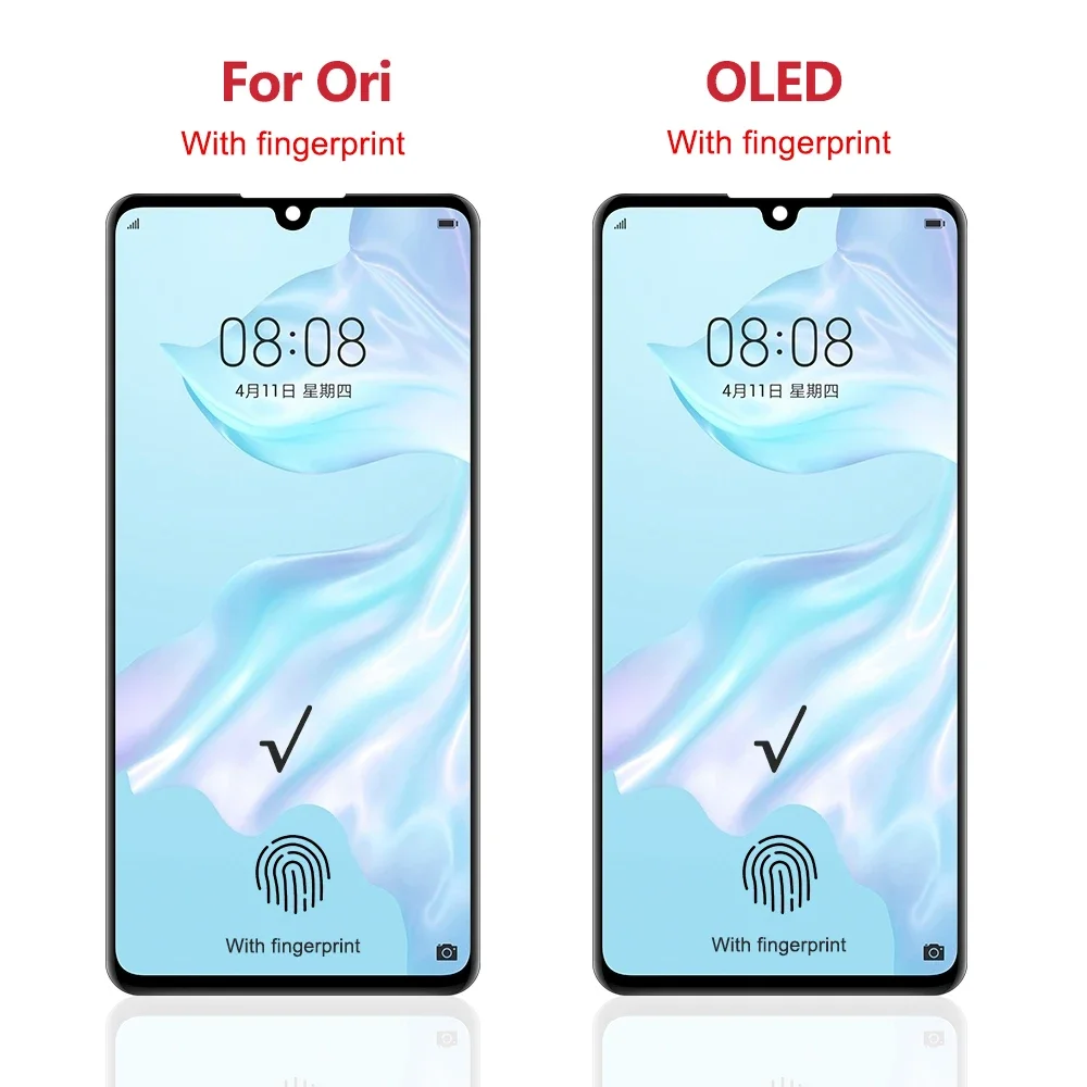 Para HUAWEI P30 6,1 ''para ELE-L29 ELE-L09 AL00 TL00 ELE-L04 pantalla LCD reemplazo del ensamblaje del digitalizador de pantalla táctil