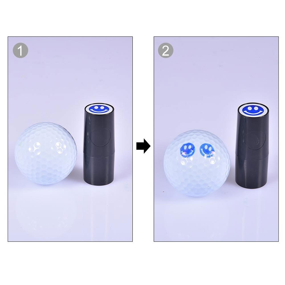 Hurtigtørrende stempel stamper golf segl udendørs sportslig silikone ikke falme handling korrektionsenhed skala bold søm golfbold stamper