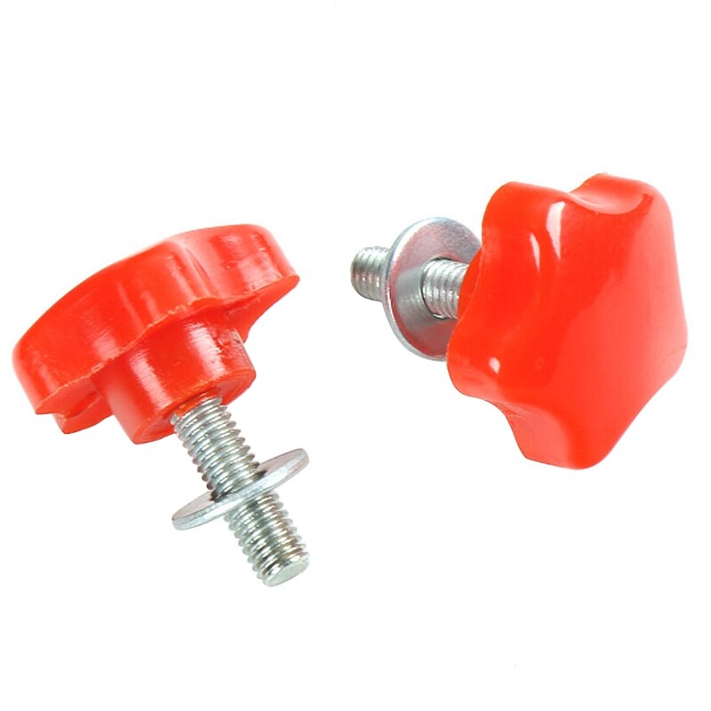 Cubierta de tornillos de tejado para coche 12 UDS-rojo con cuña para Jeep Wrangler JK 2007 4 puertas