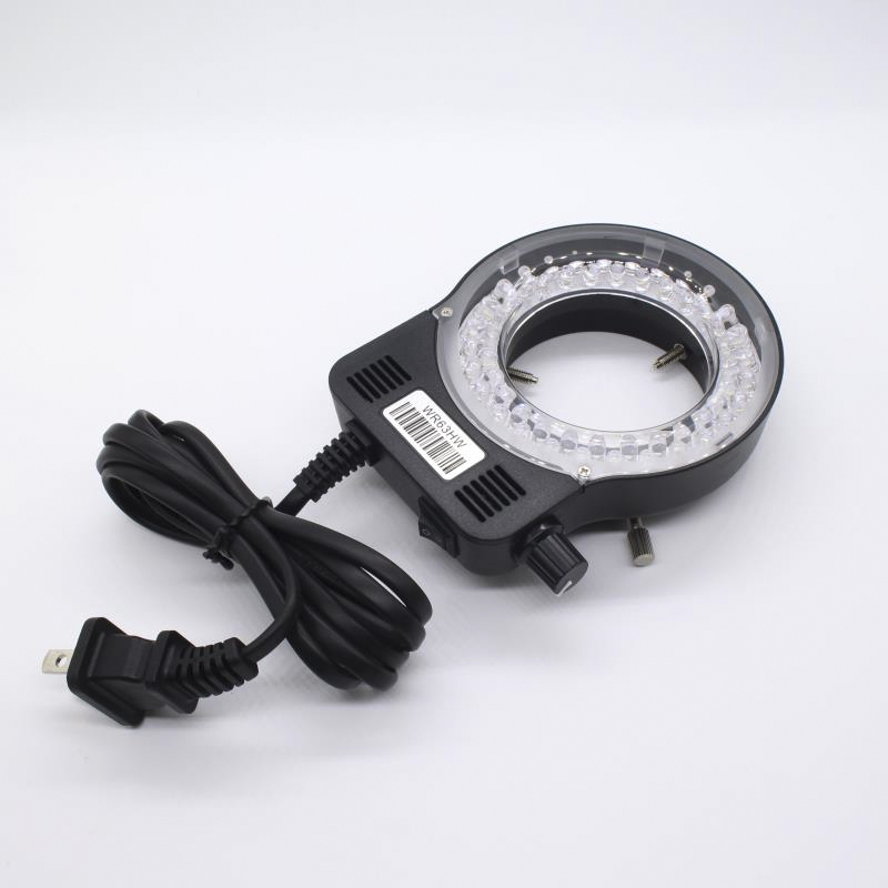 efix 56 LED Industrial microscope camera Adjustable brightness source Dimmer SMD Ring Light illuminator Lamp