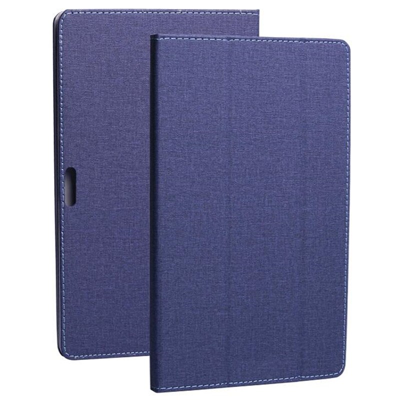 Funda para Teclast M16 de 11,6 pulgadas, carcasa de cuero Pu con soporte para Tablet Pc y bolígrafo Stylus de película: Blue add glass