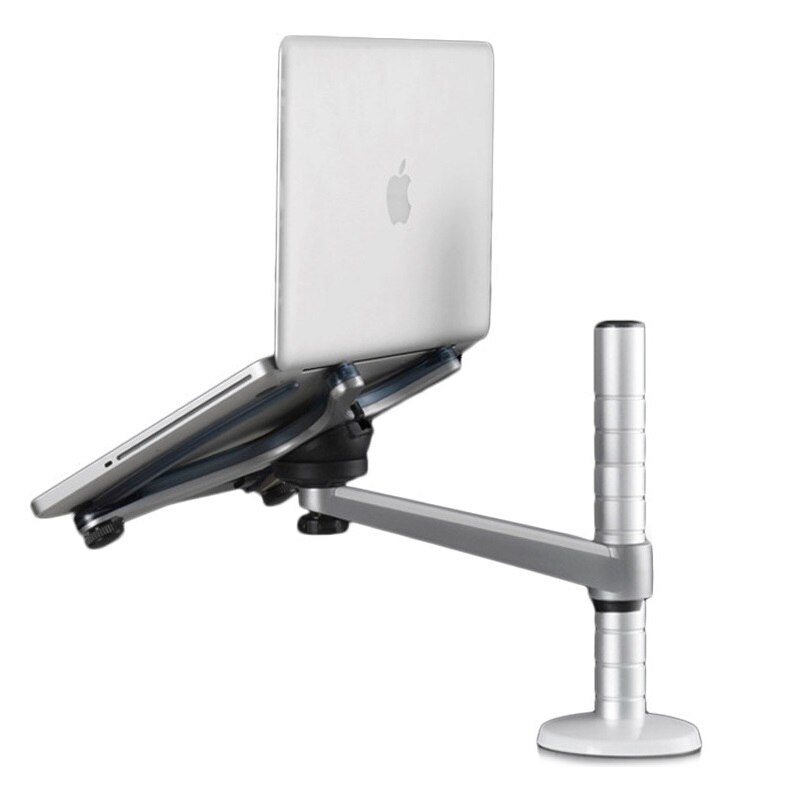 OA-1S Verstelbare Aluminium 10 &quot;-15.6&quot; Laptop Notebook Of 9 &quot;-10&quot; Tablet Tilt &amp; Swivel desk Mount Monitor Arm Stand Beugel Belasting 5Kg