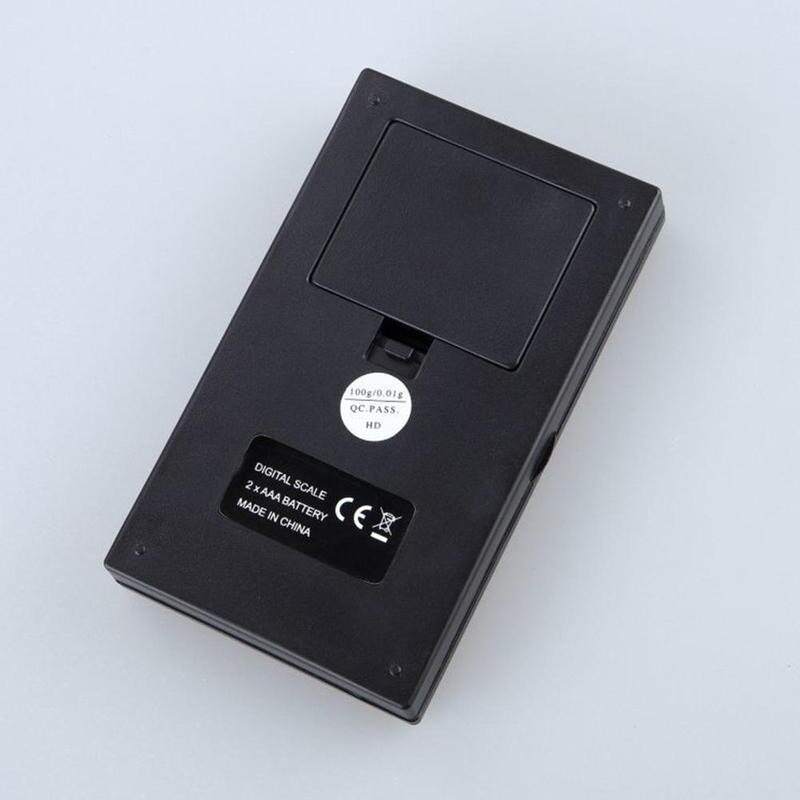 0.01g wyświetlacz Lcd o wysokiej precyzji Mini waga elektroniczna złoto jedzenie na biżuteria kuchenna waga kieszonkowa waga kuchenna Wei