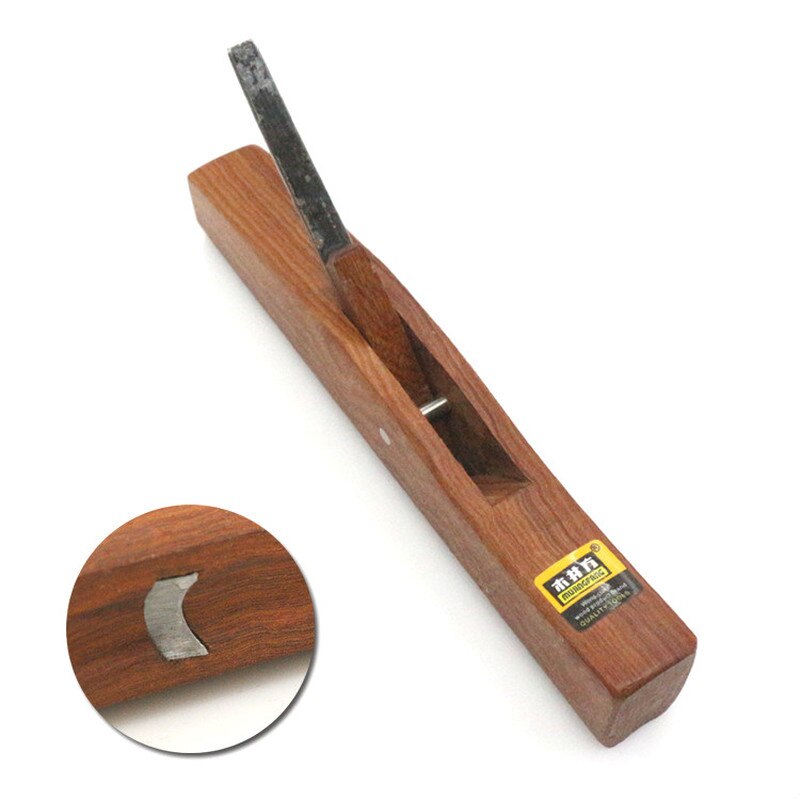 Woodworking Rosewood Hand Plane Carpenter Furniture Grooving DIY Wood Plane Convex Planer 8mm Wood Planers for Edge Pialla Legno