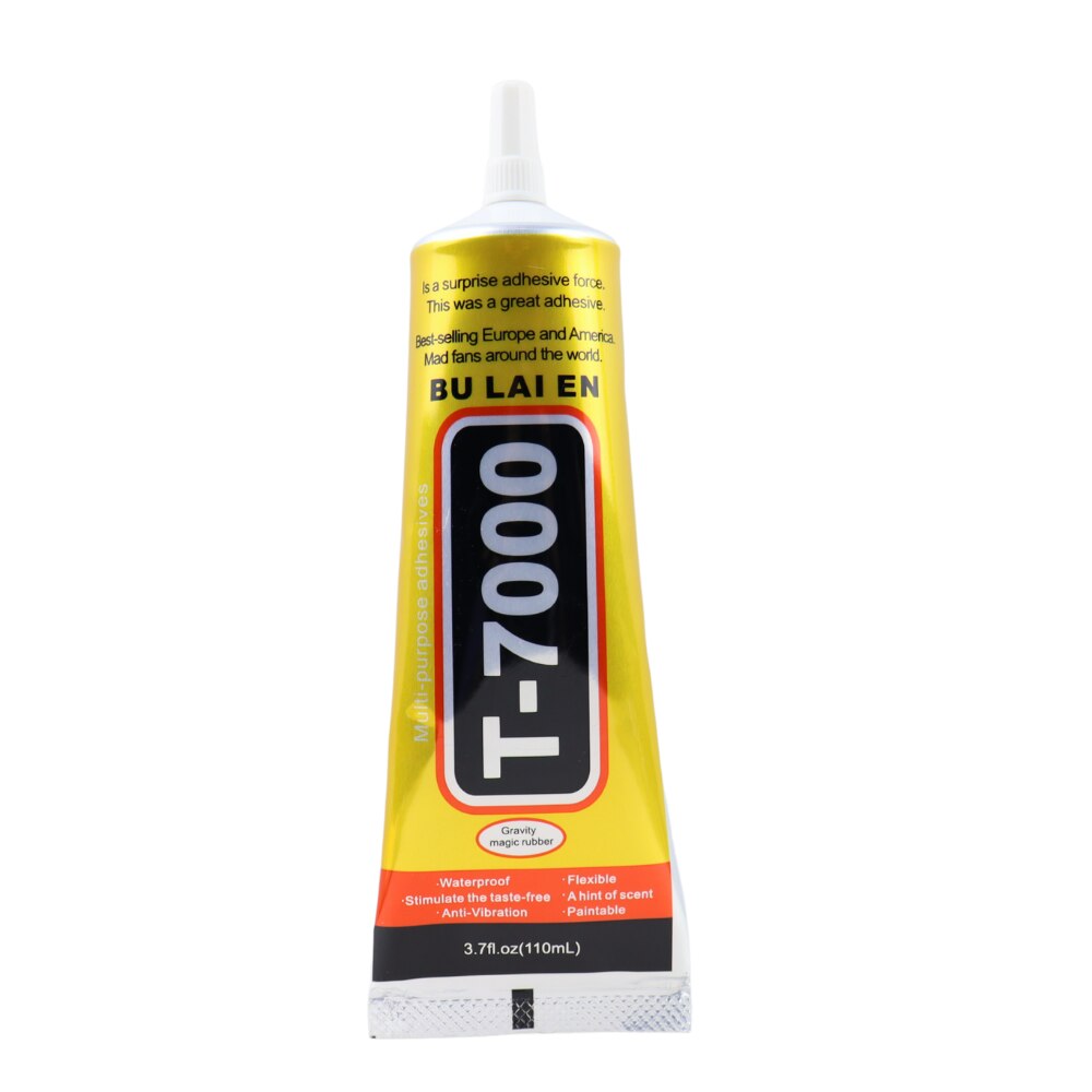 110ML Bulaien T7000 Schwarz Starken Klebstoff Wasserdichte Flüssigkeit praktisch Reparatur Kleber Freies Schiff