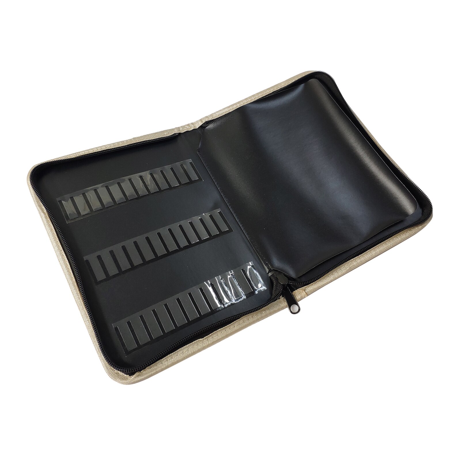 Folding Nail Art Drill Bits Container Storage Case Compact