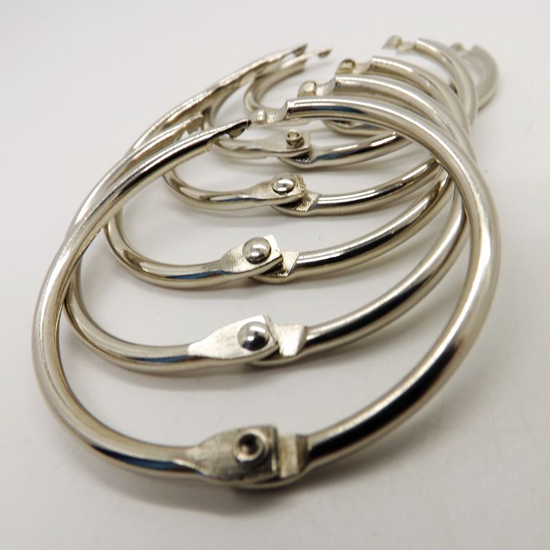 10 stks per set metalen binder ringen muur kalender cirkel O ring verzamelband clip multipurpose ring