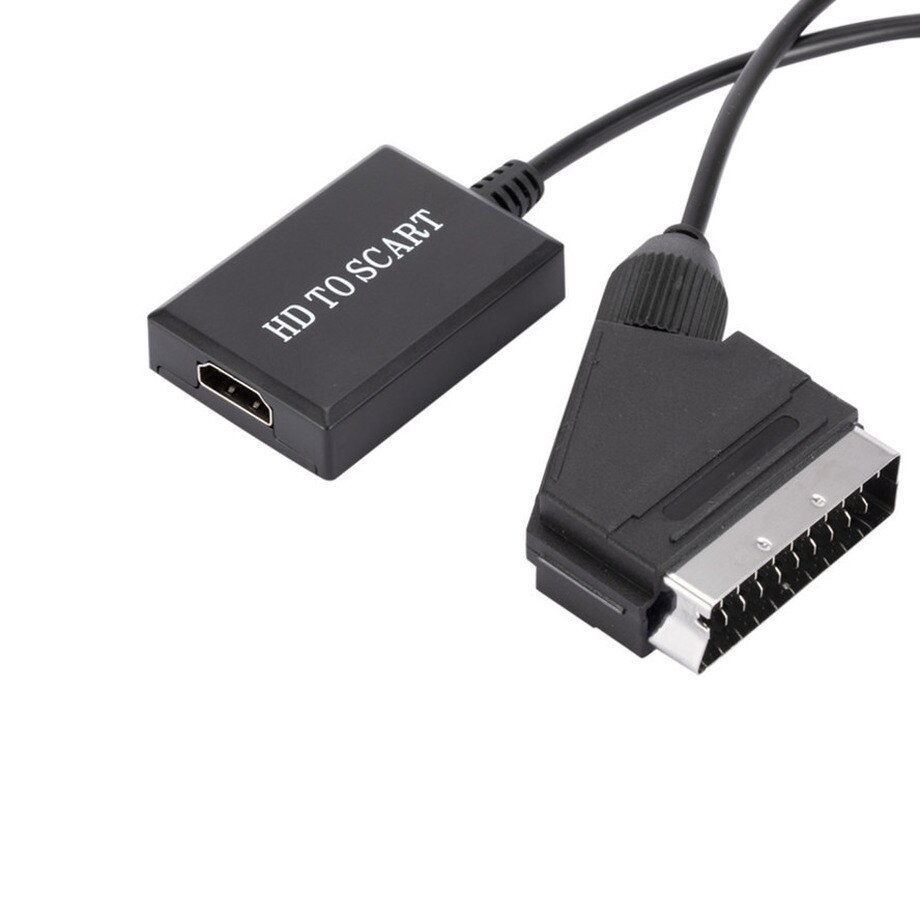 Hdmi-Compatibel Scart Kabel Converter Professionele Video Audio Adapter Voor Hd Tv Dvd Game Accessoires Hd Naar Scart