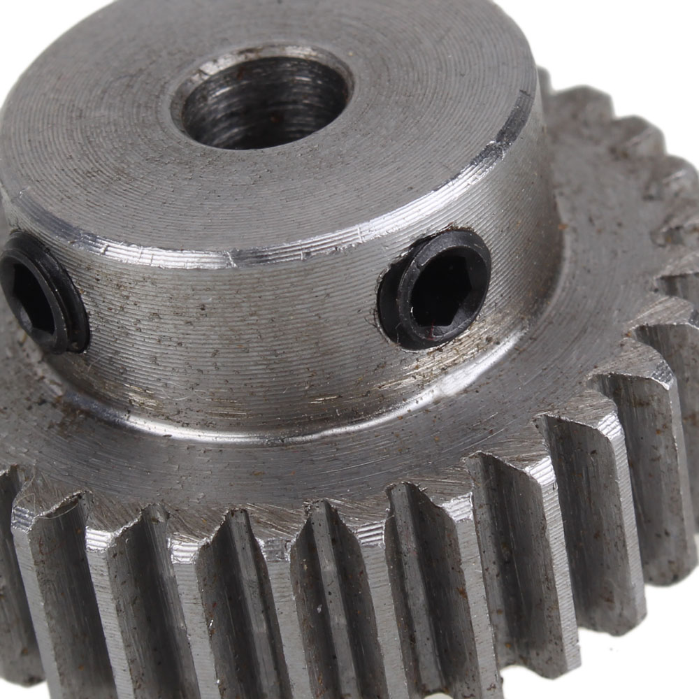 2 stks Module 1 30 Tanden 5/6/6.35/7/8/10/12/12.7/14/15/16mm Gat Diameter Motor Metalen Stalen Tandwiel