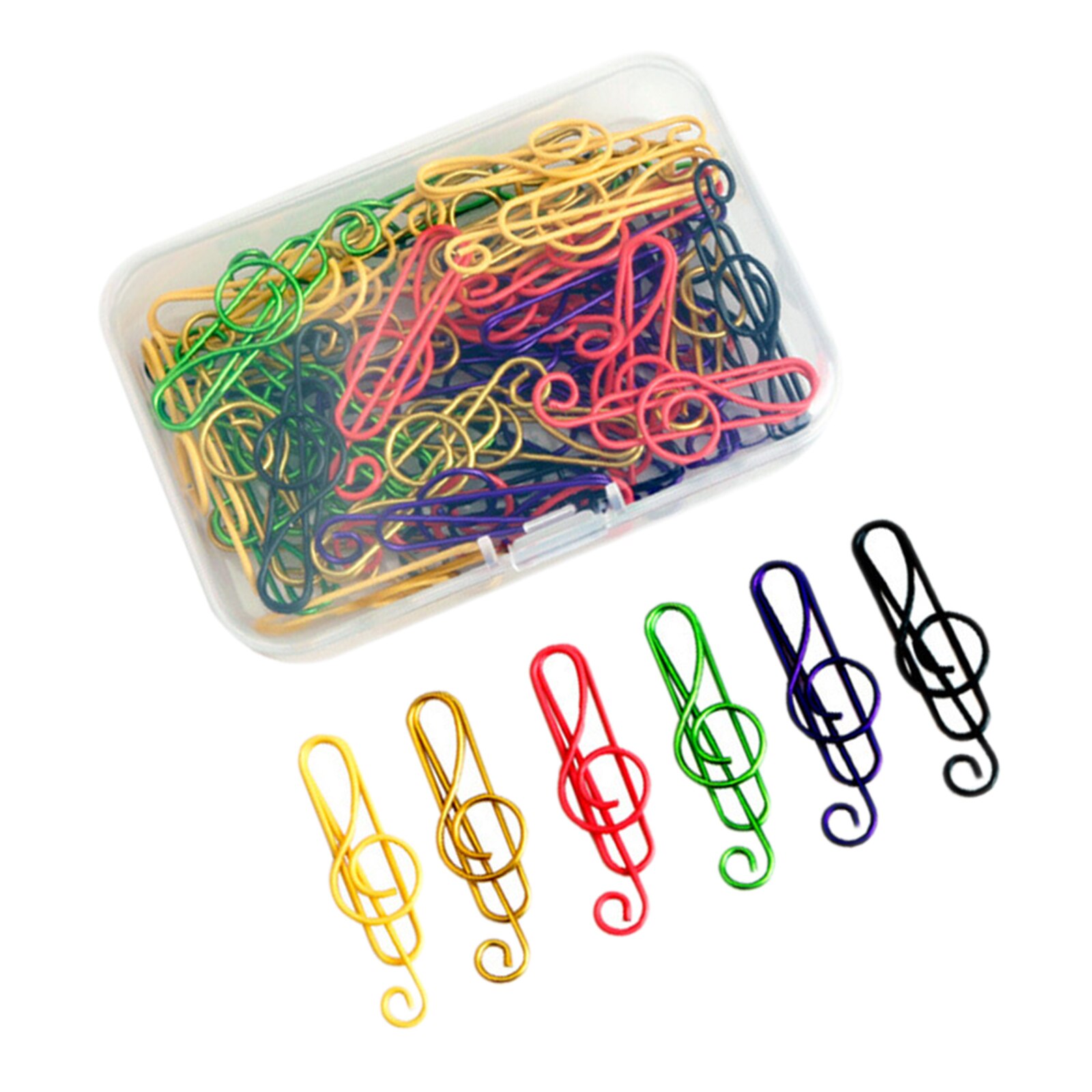 100x Paperclip School Notebook Memo Paperclip Document 40X12Mm Accessoires