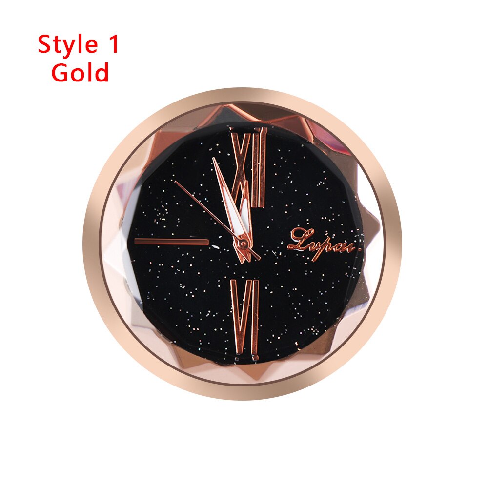 1PC Mini Auto Ornament Klok Stick-On Quartz Analoge Horloge Auto Styling Interieur Decoratie Tool Accessoires: gold 1