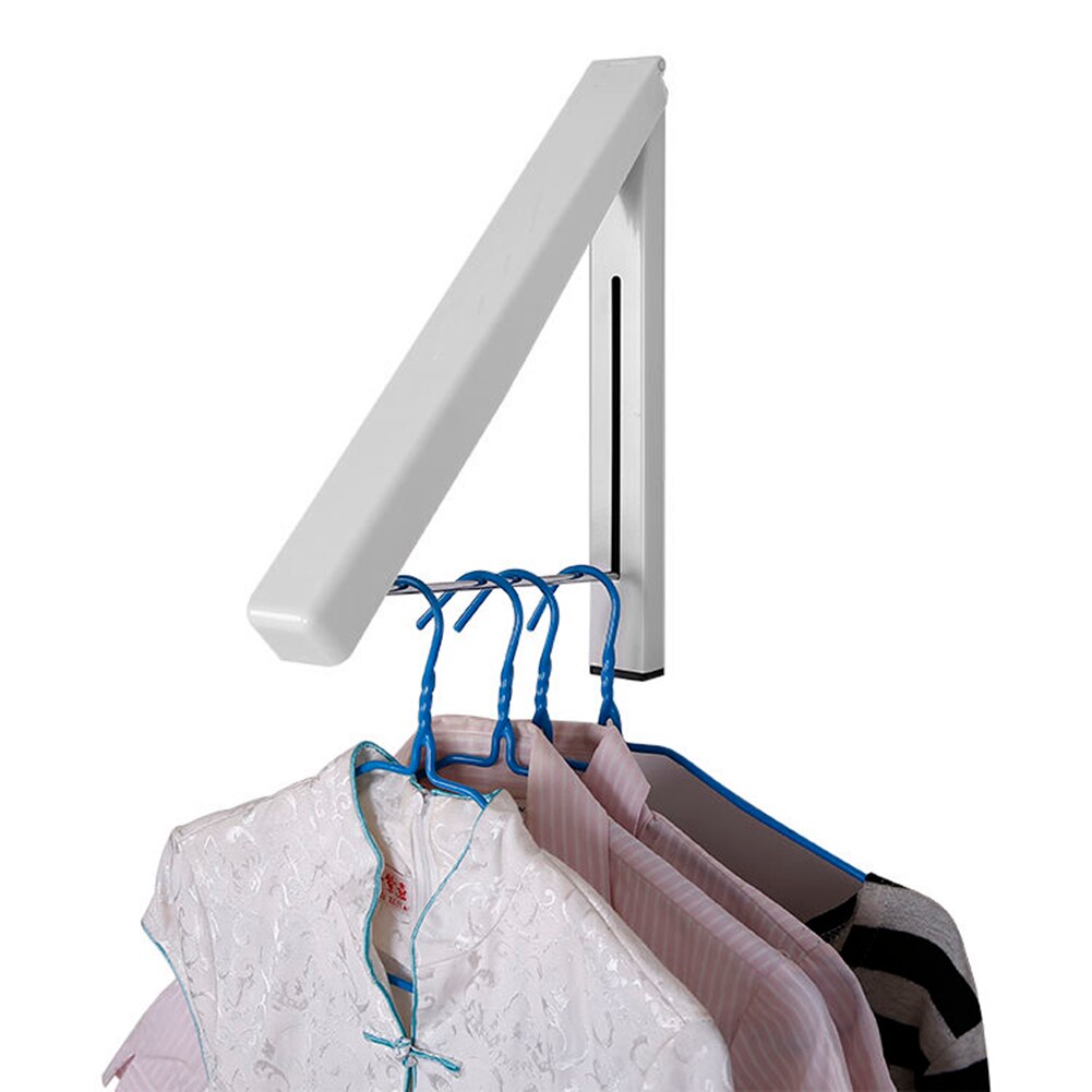Clothes Hanger Multifunction Retractable Wall Mount Folding Waterproof Stainless Steel Clothes Towel Rack Installation Packs