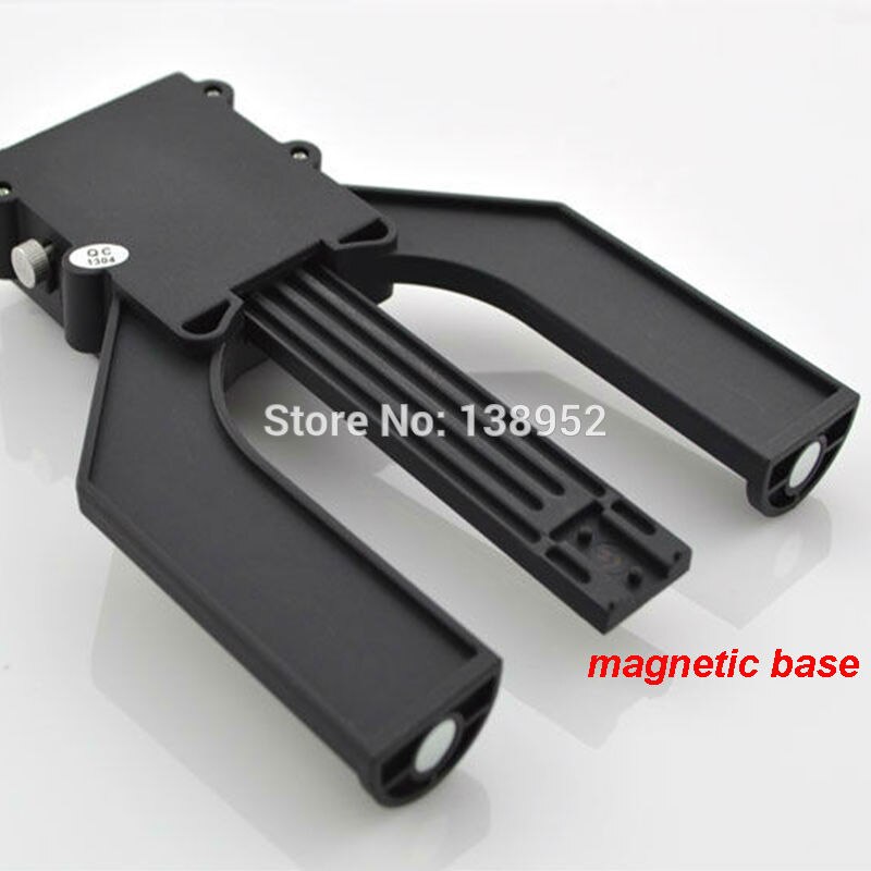 Medidor de profundidad digital de pie de , 80mm/50mm, para mesa de enrutador, herramientas de medición de carpintería con patas magnéticas