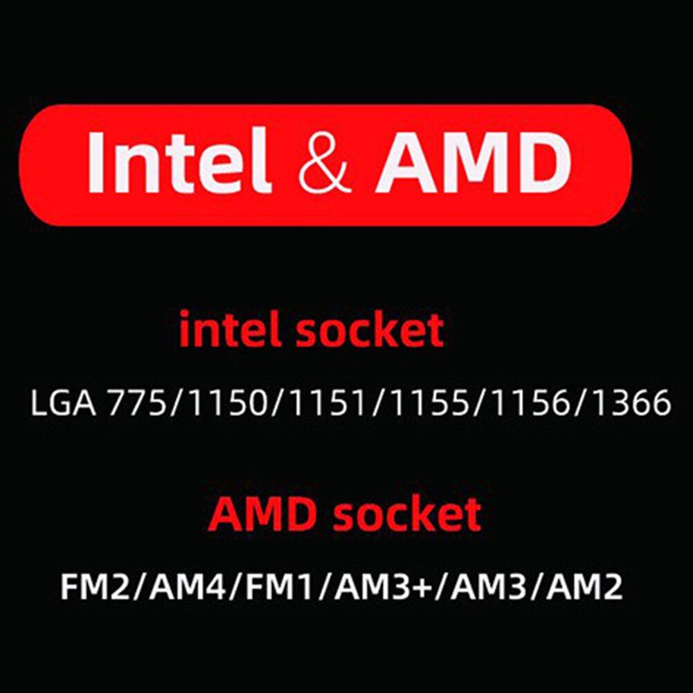 CPU Cooler Cooling Radiator RGB Heat Sink Silent PC 3 Pin CPU Cooling Cooler Heatsink Fan for Intel and AMD AM3 AM3+ AM4