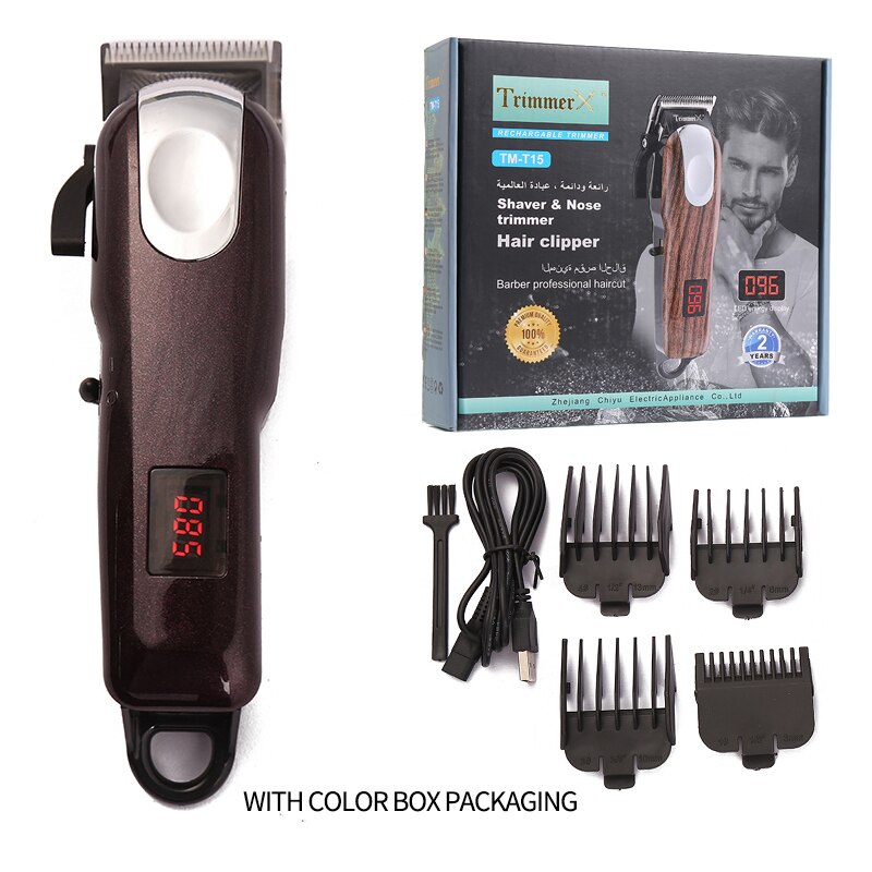 Friseur 0mm Haar Haarschneidemaschine Mann Elektrische Haar Trimmer Schneiden Maschine Usb Aufladbare Haar schneiden kabellos Salon Werkzeug: Violett