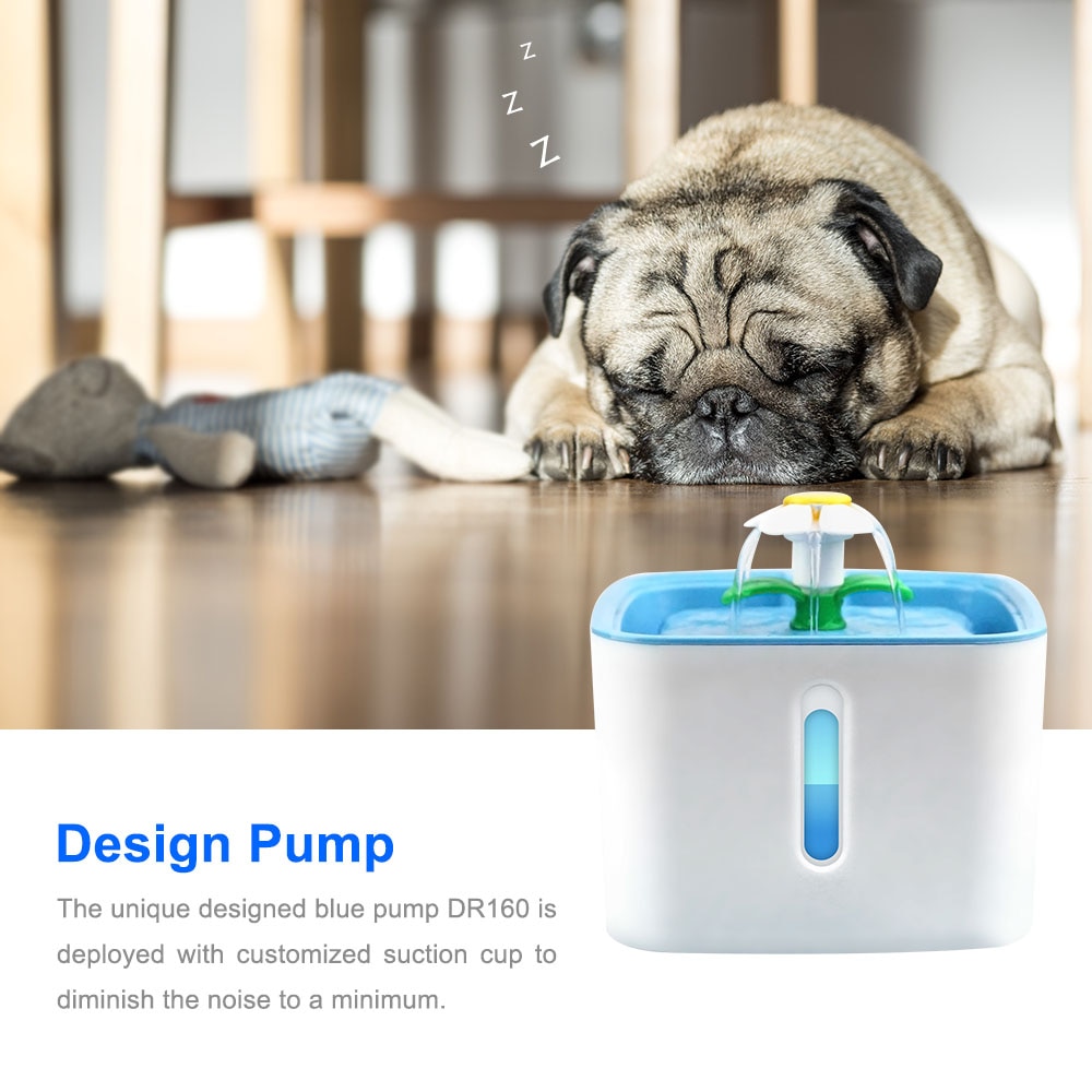 Søt automatisk kjæledyr katt vann fontene led elektrisk usb hund katt kjæledyr stum drikker mater skål 2.5l kjæledyr drikke fontene dispenser