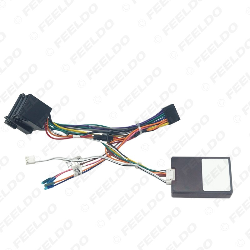 Feeldo Auto 16pin Android Audio Kabelboom Met Canbus Box Voor Opel