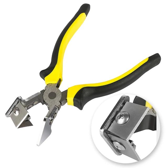 90 Degree V-shaped Rubber Strip Scissors Sealing Strip Plier 7'' Right Angle Rubber Plastic Cutter