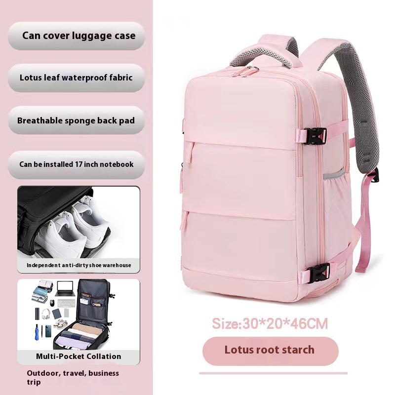 Mochila 40x20x25 Ryanair, Mochila de viaje para mujeres y hombres, artículo personal Mochila de transporte, Mochila para computadora portátil Weekender de negocios: Verde