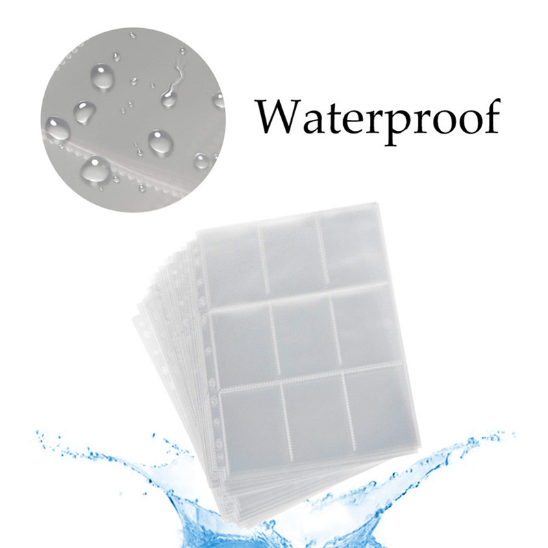 5/10/20Pcs Trading Card Sleeves Storage Wallets Album Pages Collection Coin Holders Wallets Sleeves Photo Albums