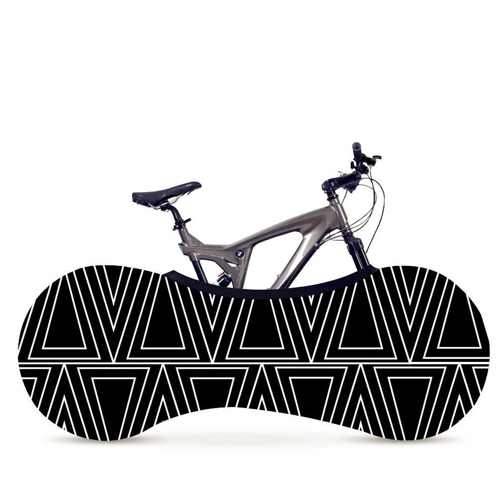 26-29 tommer cykelcover geometric line serie indendørs cykelcover funda cykeltilbehør støvtæt ridsesikker opbevaringstaske: 7