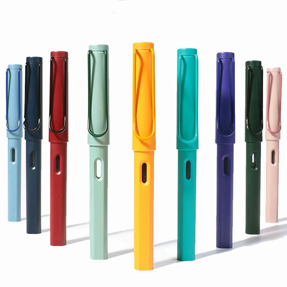 Smooth Writing Rollerball Pen with 0.5mm Black Refill, Popular Pens Clip, School Stationery, Various Color Choices