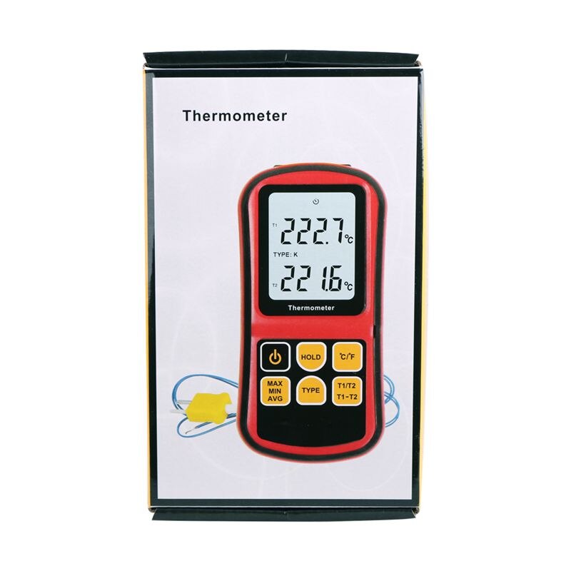 Digitales Thermoelement-Thermometer -50 ~ 300 Grad Industrielles Temperaturmessgerät J K T E N R S Typ Thermoelement-Temperaturtester