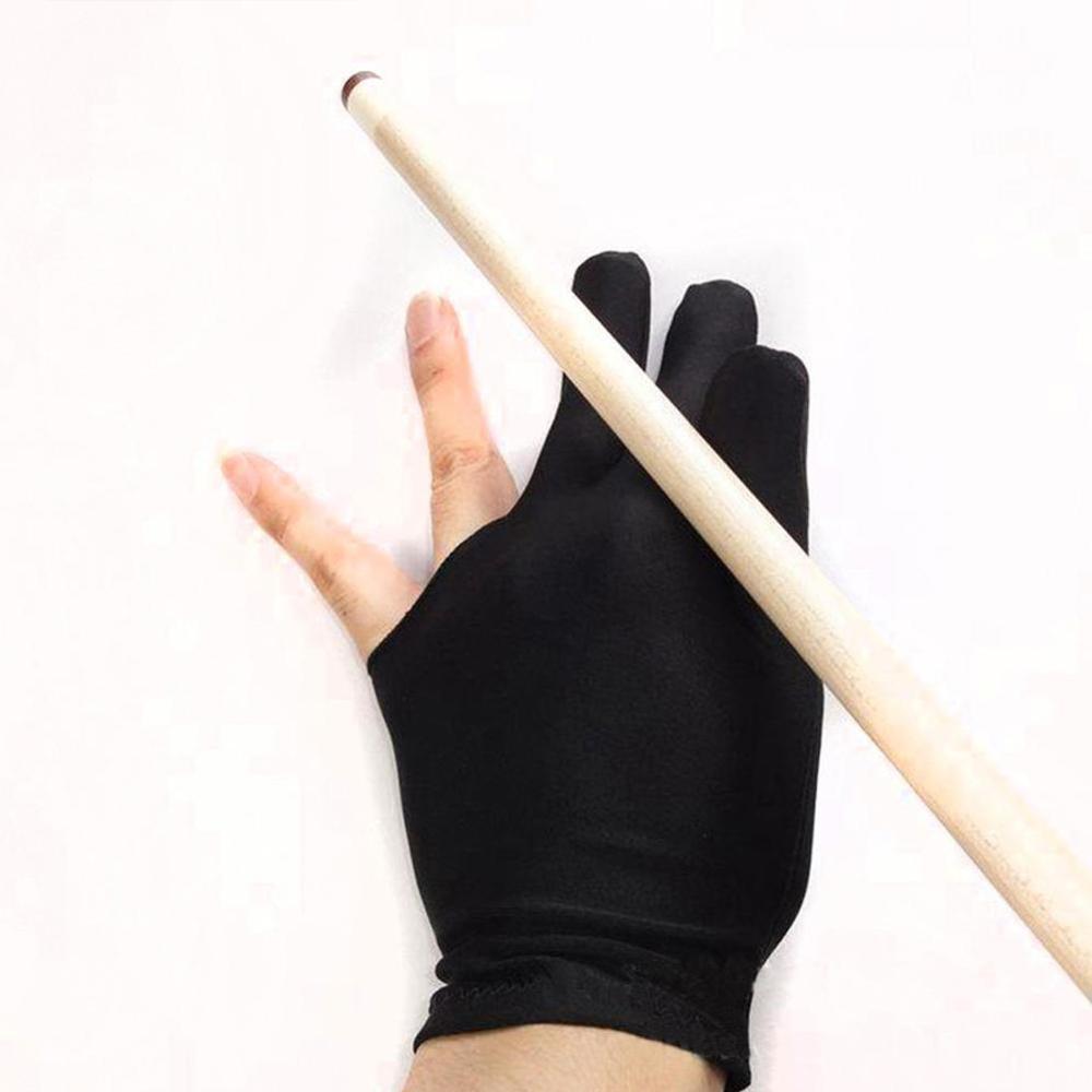 1 pc snooker pool billard handsker kø skydespil spandex 3 fingerhandsker