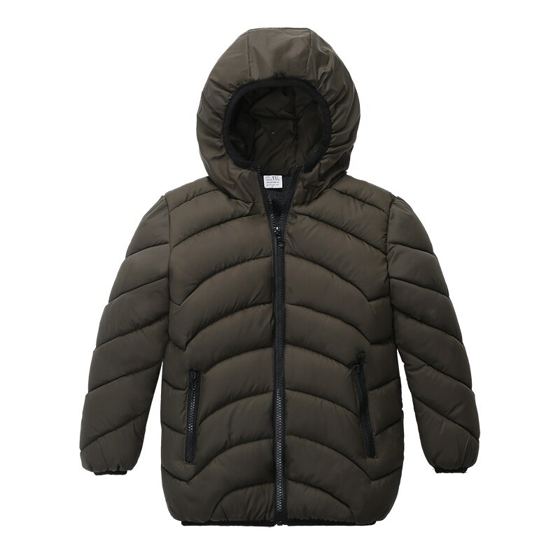 Vestes d'automne pour garçons, vestes d'automne, rembourrées, à capuche chaudes et épaisses, à manches longues, vêtements d'extérieur pour garçons de 1, 2 et 3 ans: C / 4Y