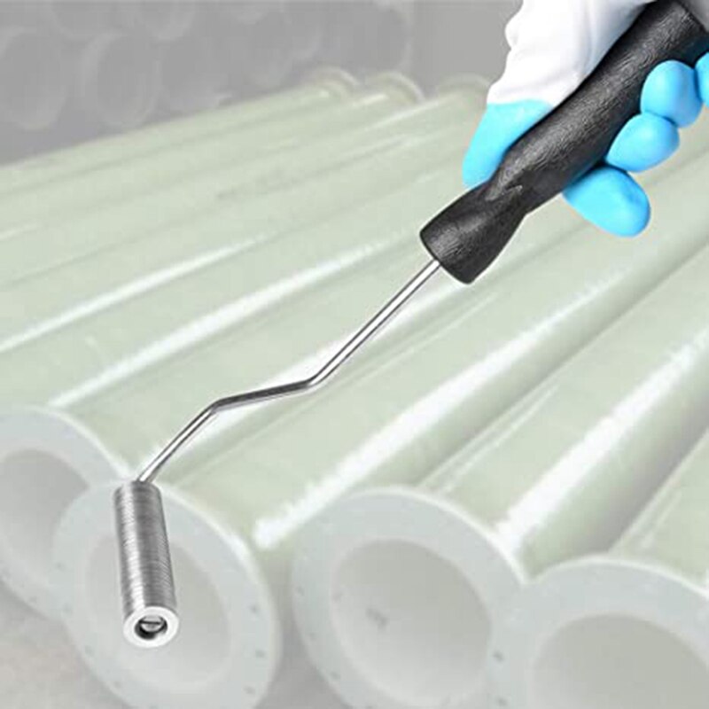 Fiberglass Roller Tools Kit,Bubble Paddle Tool Laminating Paint Roller Kit for Mold Resin Fiberglass Tu