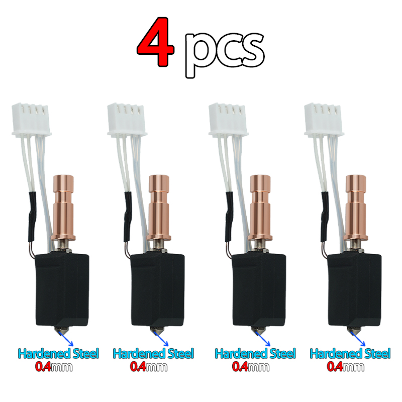 per Anycubic Kobra S1 Hotend ceramica Nuovo aggiornamento Hotend per Kobra S1 Combo testa S1C Stampante 3d 24V 48W 200K Riscaldamento rapido 300 ℃: Grigio