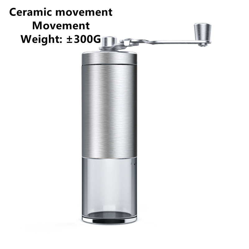 Portable Coffee Grinder Manual Coffee Bean Grinder Hand Grinder Mill with Double Bearing Positioning Coffee Tool: Style G Color 2