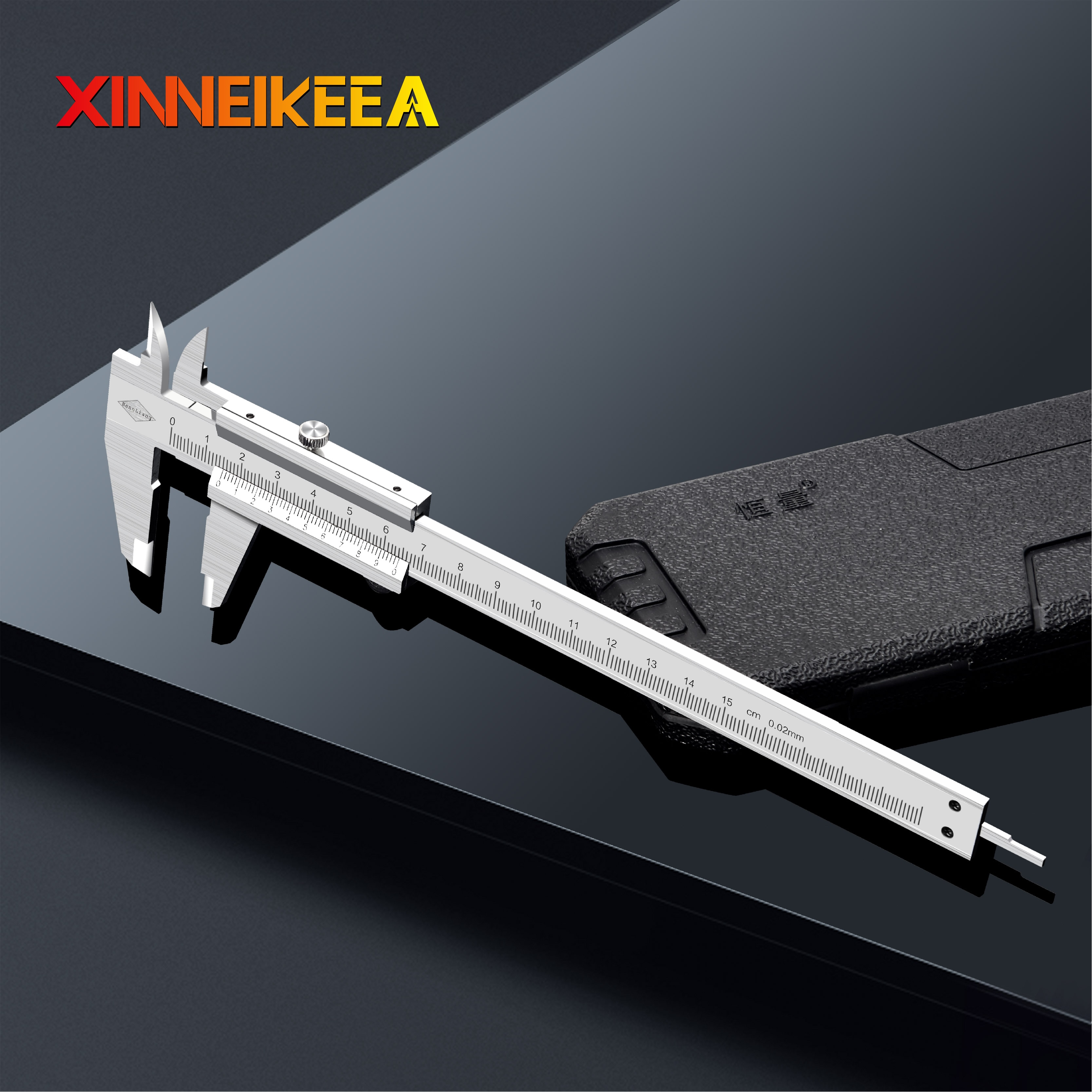 High Precision Stainless Steel Vernier Caliper Specification 0-150mm 0-200mm 0-300mm Accuracy 0.02mm Measuring Instrument