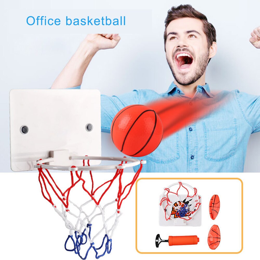 Wall-Mounted Basketball Hoop Mesh Net Backboard Ri... – Grandado