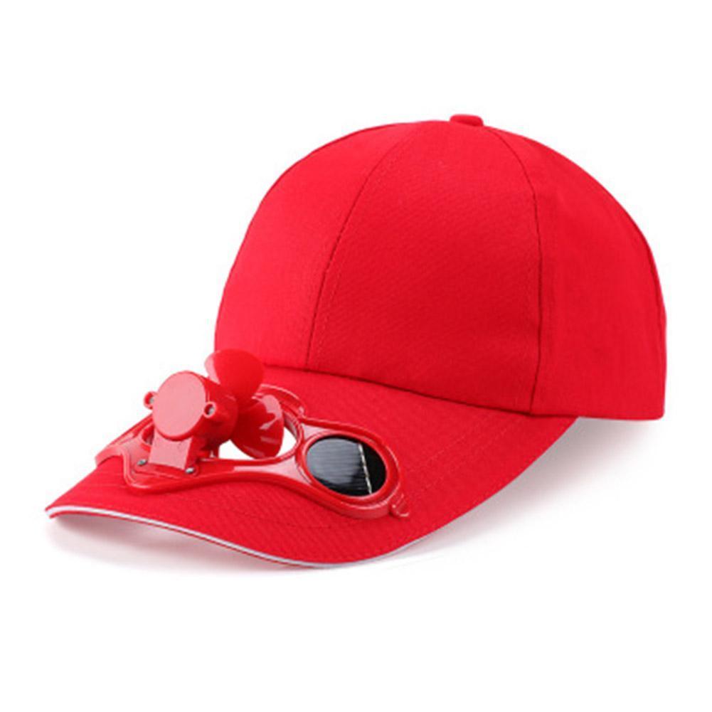 Casquette de ventilateur solaire, chapeau d'extérieur, Protection solaire, batterie, pas d'énergie, casquette de vélo, soleil pour la pêche, Z4F7