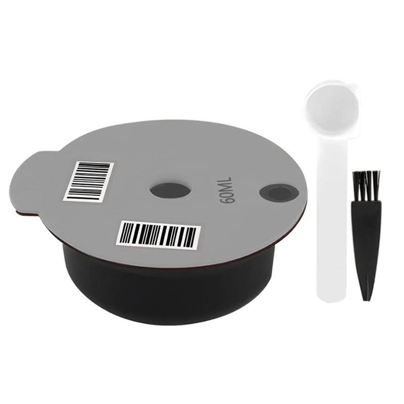 Reusable Coffee Capsules,for -S Tassimo Machines,Coffee Pods with Readable Barcode,Make Your Favorite Coffee: 60ml