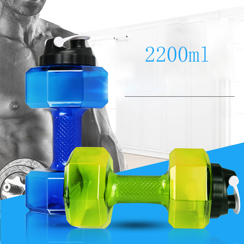 Dumbbells Plastic Grote grote Capaciteit Gym Sport Water Outdoor Fitness Fiets Camping Fietsen Fles Fitness Voor Mannen
