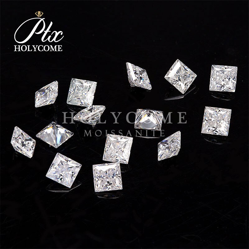4.5x4.5mm 2020 hurtownie D VVS1 biała księżniczka skaleczenie dla moissanite diamentowy pierścionek dostawca prosto z fabryki darmo rzeźba