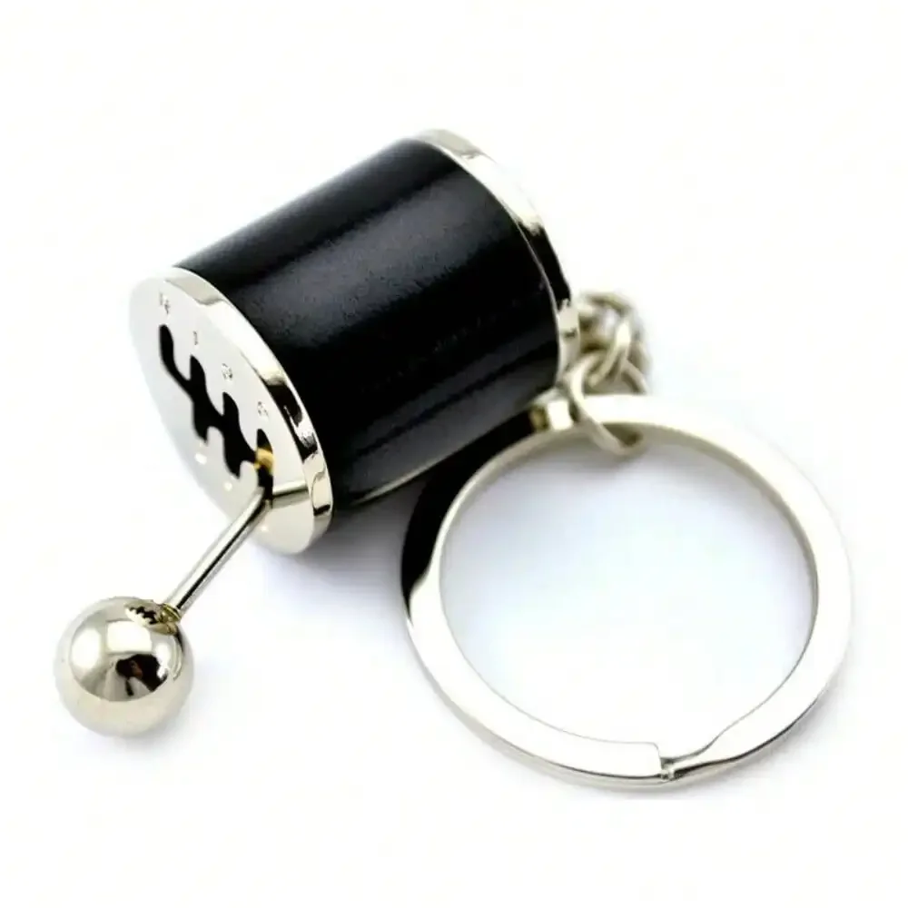 Mini turbo turbo nyckelring bilstyling nyckelring växellåda hänge nyckelring pinne knoppar nyckelring växellåda metallnyckelring