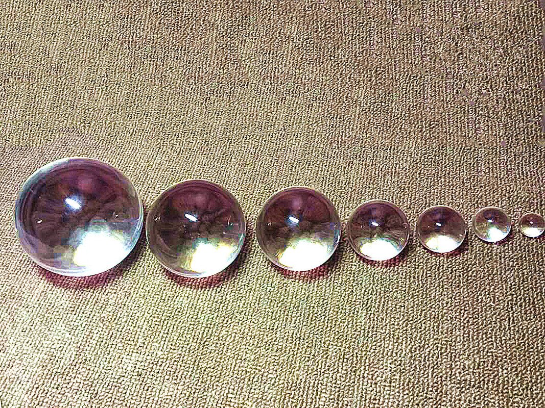 Photography Glass Crystal Ball 80/100/110mm Sphere Photography Photo Shooting Props Lens Clear Round Artificial Ball Decor