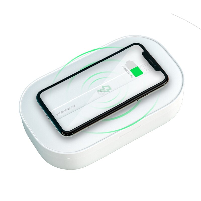 Mobile Wireless Charging and Cleaning Box, Convenient UV Cleaning Mask, Cleaner