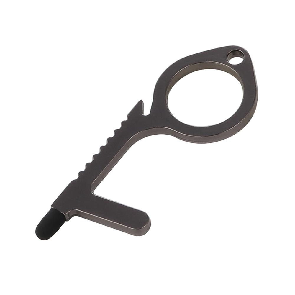 no touch keyElevator avoid touch tool key edc tool safety protection hygiene hand tool contactless handles door tool