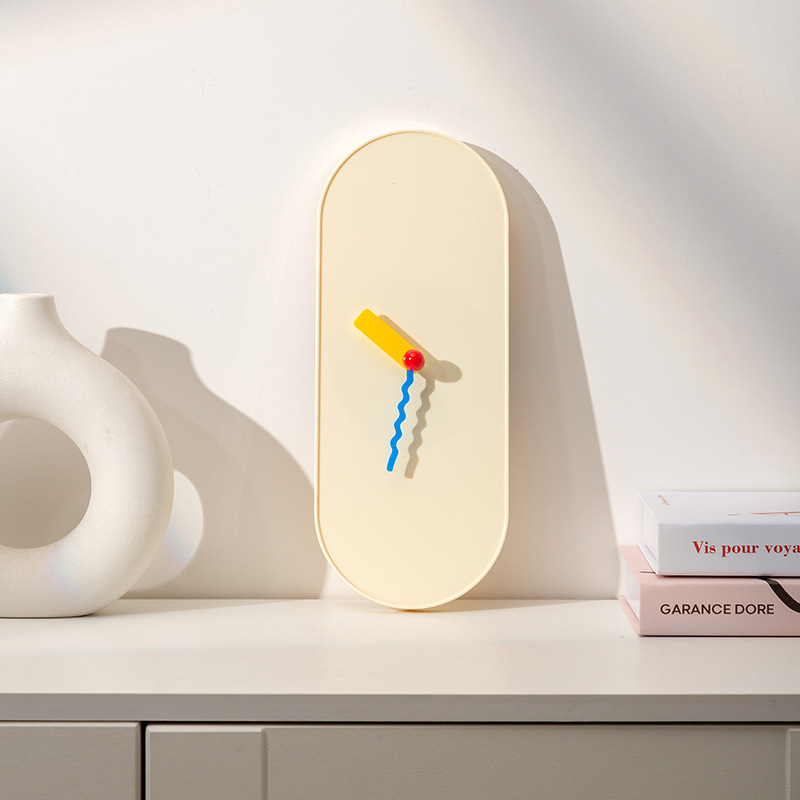 Nordic relógio de parede casa desktop silencioso relógio de parede decoração quarto elegante casa ornamentos casa acessórios interior