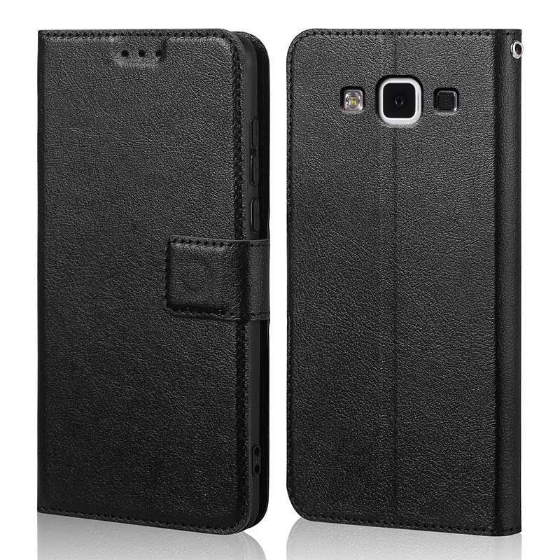 Retro caso de couro da aleta para samsung galaxy s3 s3 duos i9300i i9301i siii neo GT-I9300 GT-I9301 GT-I9300i s 3 capa casos coque: Black