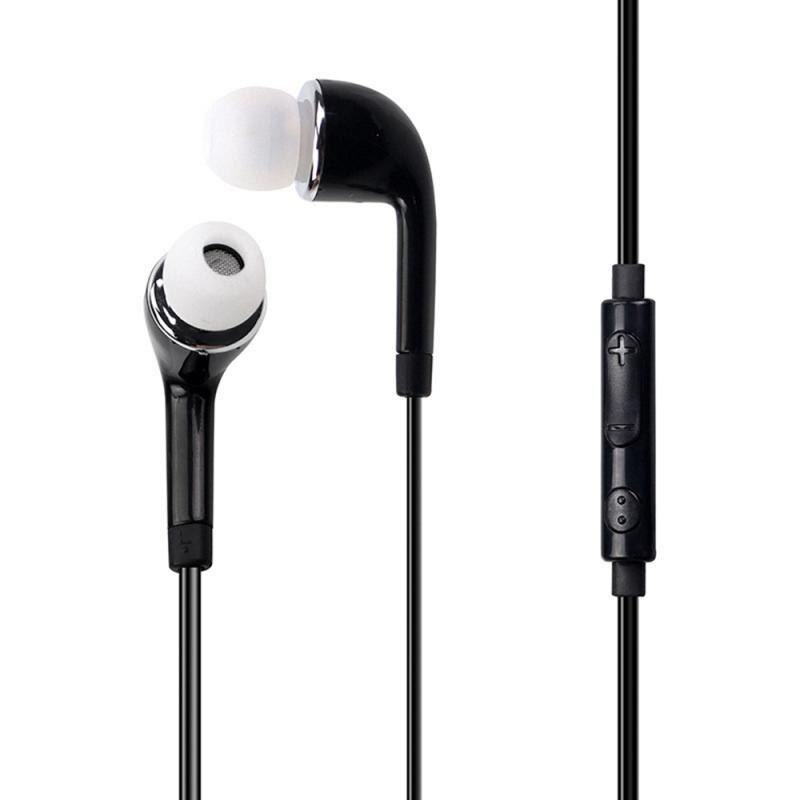 3.5mm In-ear Headset Headset Wired In-ear earphone with Microphone for Samsung Galaxy S10 S9 S8 S7 huawei Smartphone: black