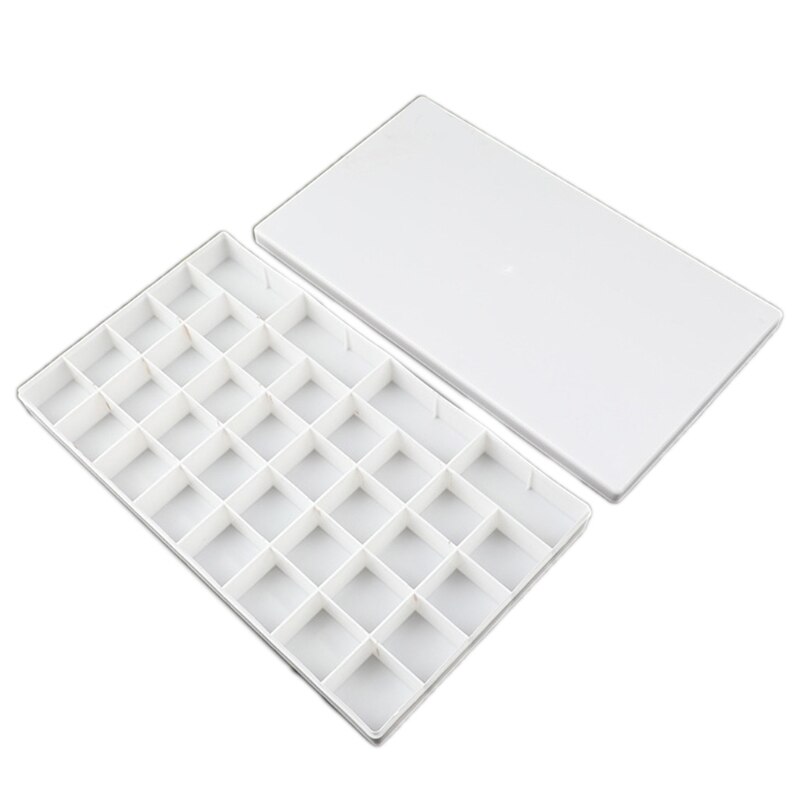 Artist Paint Saver Palette Box Painting Storage Tray with Lid for Watercolor Acrylic Gouache Oil Paint Art Supplies: 9
